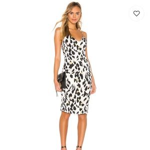 REVOLVE Fierra Midi Dress in Leopard
